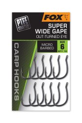 Fox Carp Hooks Super Wide Gape Out-Turned Eye 1