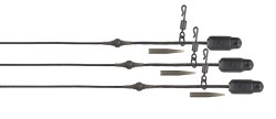 Fox Edged Naturals Leadcore Heli-Clip Rigs 50lb 3-pack 1