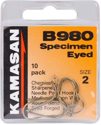 Kamasan B980 Specimen Eyed 10-pack