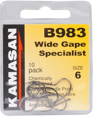 Kamasan B983 Wide Gape Specialist 10-pack